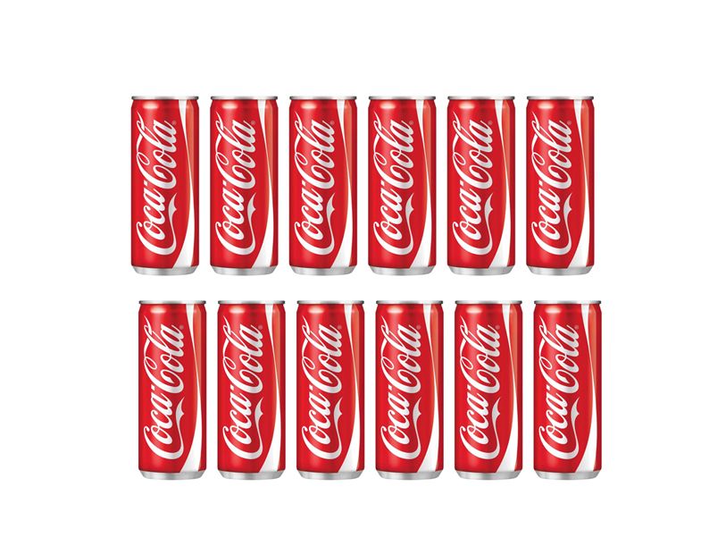 12 броя: Coca Cola кен
