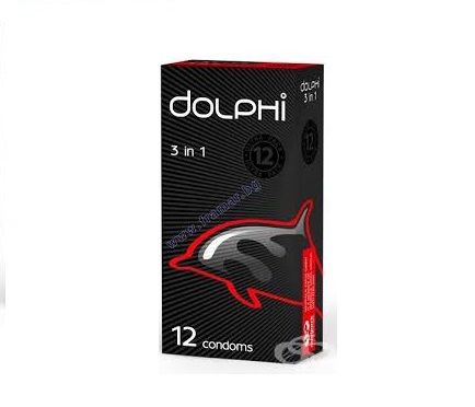 Презервативи Dolphi 3in1 12бр