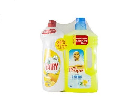 Универсален почистващ препарат Mr Proper Lemon Clean & Shine 1л 