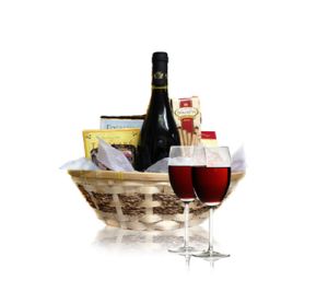 Сирене и вино – кошница с перфектния подарък